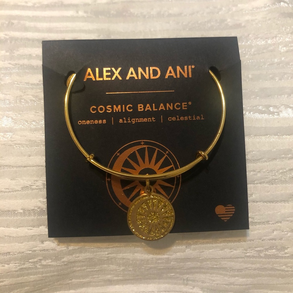 Alex and ani gold bangle